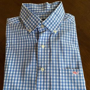 Vineyard Vines Men's Medium Gingham Tucker Shirt